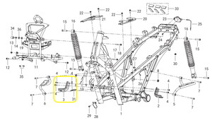 QJ FORTRESS350 Ön Basamak Paneli Braketi sağ