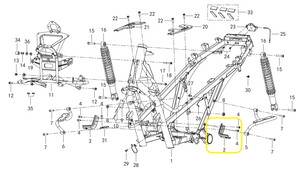 QJ FORTRESS350 Ön Basamak Paneli Braketi sol