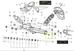 QJ SRT800X Arka Maşa Takozu