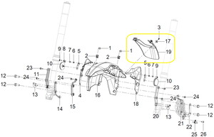 QJ TRX12 Ön Çamurluk Tozluğu