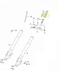 BAROSSA GV650 Furç Yatağı Sabitleme Somunu Üst
