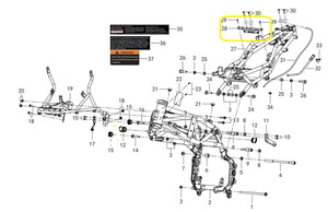 QJ SRT800X Arka Sele Kilidi