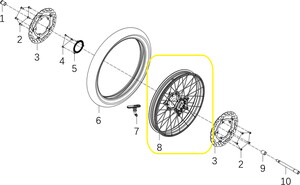 KOVE 800X Ön Jant Telli