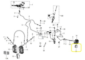 BAROSSA JEDI750 Arka Fren Balatası Brembo