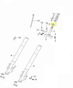BAROSSA GV650 Furç Yatağı Sabitleme Somunu Alt