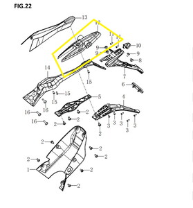 BAROSSA JEDI750 Arka Kuyruk Altı Çıtası