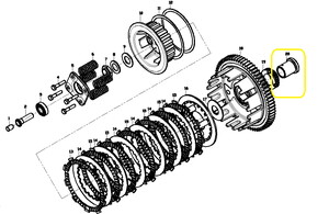 JAWA 500X Debriyaj Tası Burcu