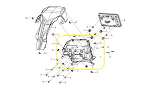 QJ FORTRESS350 Kilometre Saati Alt Muhafaza