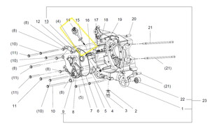 BAROSSA ADV125 Yağ Seviye Çubuğu