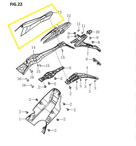 BAROSSA JEDI750 Arka Kuyruk Üstü Çıtası