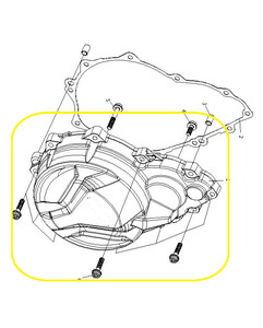 JAWA 500X Karter Kapağı  sol
