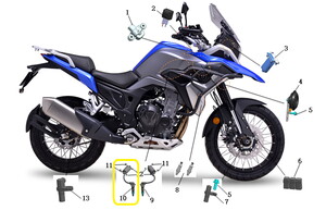 KOVE 510X/510F/JAWA 500X/500F Ateşleme Bobini sol