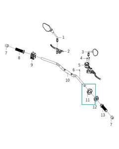 KOVE 800X Marş Anahtarı sağ