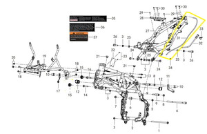 QJ SRT800X Arka Sele Kilidi Teli