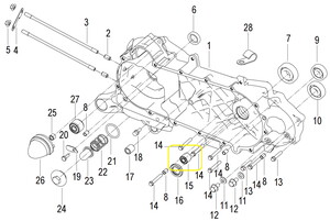 QJ VPS125 Motor Askı Burcu Küçük