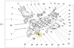 BAROSSA ADV125 Yağ Süzgeci