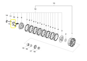 JAWA 500X Debriyaj Yay Tablası