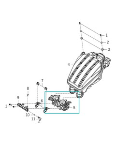 KOVE 800X Gaz Kelebeği Komple