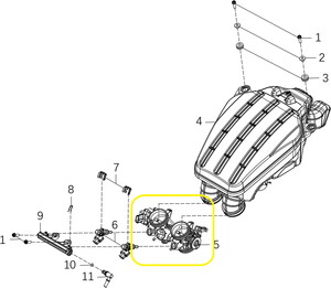 KOVE 800X Gaz Kelebeği