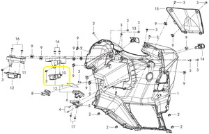 QJ FORTRESS350 Torpido Kilidi sol