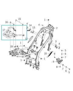 KOVE 800X Arka Çanta Bağlama Demiri