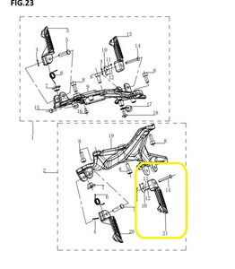 BAROSSA JEDI750 Arka Basamak sağ