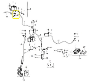 QJ ATR125 Arka Fren Müşürü
