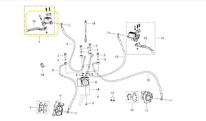 QJ LTM125 Ön Fren Kütüğü