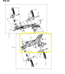 BAROSSA JEDI750 Ön Basamak Braketi sağ