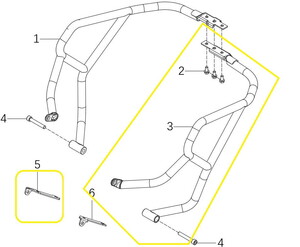KOVE 510X Motor Koruma Demiri Sağ
