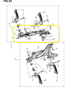 BAROSSA JEDI750 Ön Basamak Braketi sol