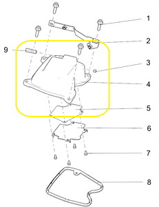 QJ ATR125 Külbütör Kapağı              