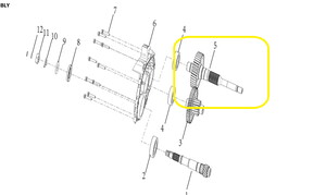 QJ FORTRESS350 Arka Tekerlek Priz Direk