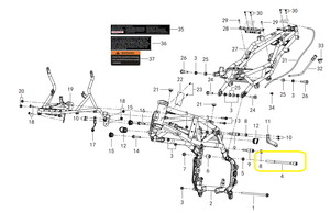QJ SRT800X Motor Bağlantı Mili Üst