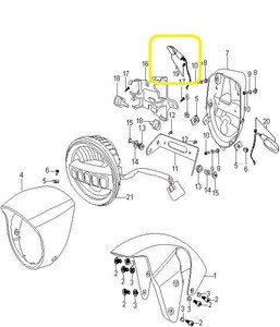 BAROSSA GV650 Ön Sinyal sağ