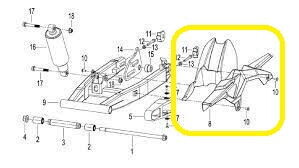 BAROSSA JEDI750 Arka Tekerlek Zincir Muhafaza