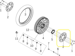 BAROSSA JEDI750 Ön Fren Diski