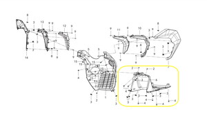 QJ FORTRESS350 Radyatör Tutucu Alt