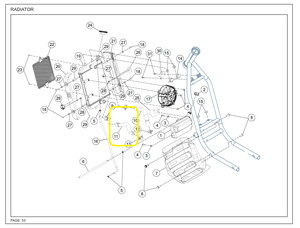 JAWA PERAK Radyatör Hortumu