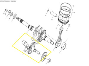 QJ FORTRESS350 Krank Balansörü
