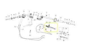 QJ SRK400RR Debriyaj Kolu Kütüklü sol