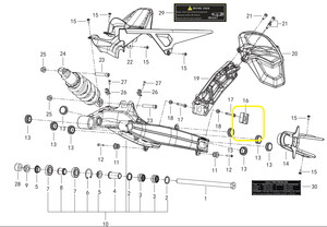 BENELLİ 502-C Arka Tekerlek Zincir Gerdirme