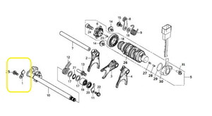 JAWA 500X/500F Vites Mili Tutucu