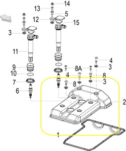 KOVE 800X Egzantrik Kapağı