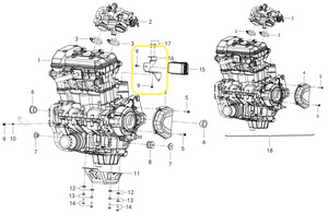  QJ SRT800X Abs Modülatörü Braketi