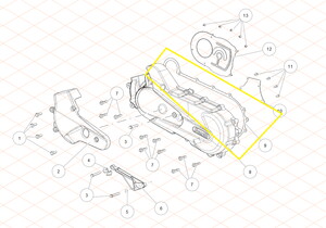 QJ VPS125 Debriyaj Kapağı Contası
