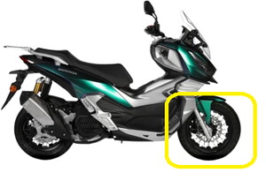  BAROSSA ADV125 Ön Jant