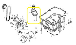 JAWA 500X Yağ Süzgeci ve Oringi
