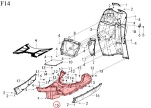  QJ VPS125 Ön Basamak Plastiği