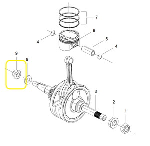 BAROSSA ADV125 Varyatör Somunu